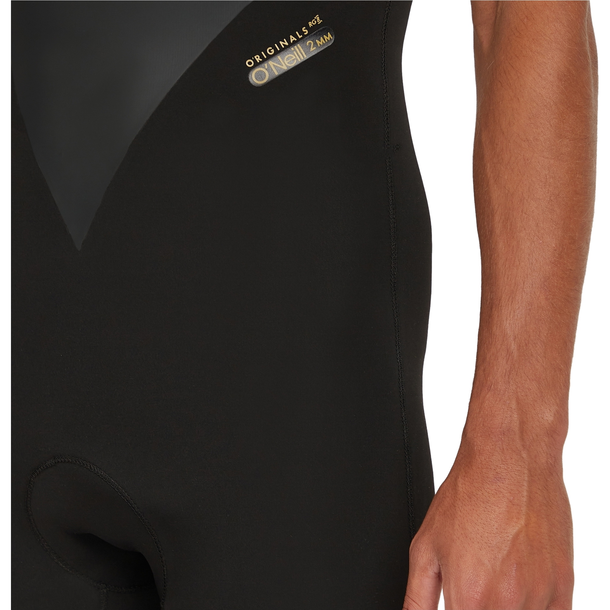 2026 O'Neill Da Uomo O'Riginal 2mm Long John Muta 5644 - Black / Black